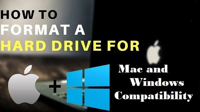 format a hard drive for mac on windows